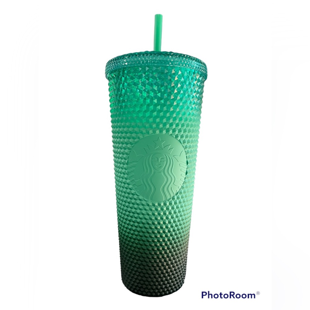 Starbucks Mint Green ‘Waxberry’ Ombre Bling Studded Tumbler [NWT]